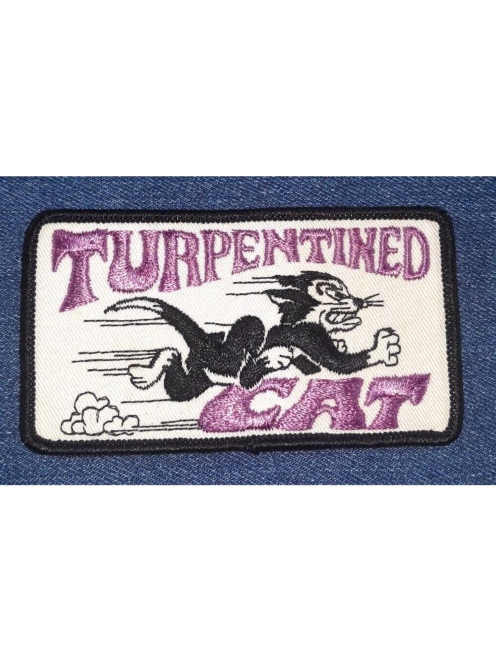 NOS 70s Original Vintage Turpentined Cat 4.5" Patch Arctic Cat Snowmobile Ski